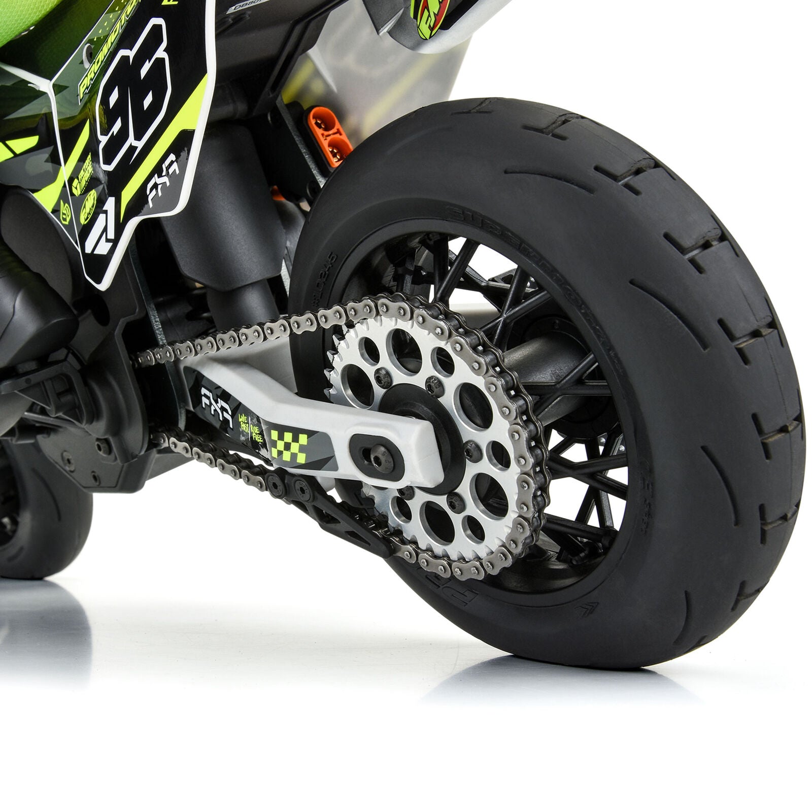 Pro-Line Promoto-MX 1/4 Supermoto 2.0 S3 Rear Tire MTD Supermoto Wheel (Black)