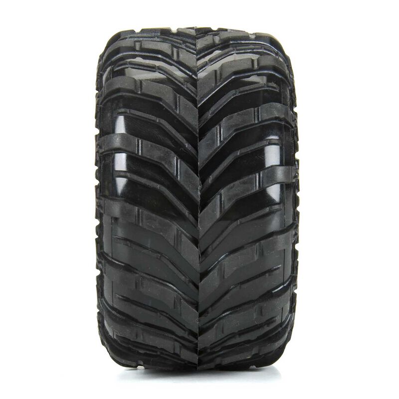 Pro-Line Dreadnaught Mounted Black Wheel F/R (4) for ARRMA GORGON/QUAKE GROM