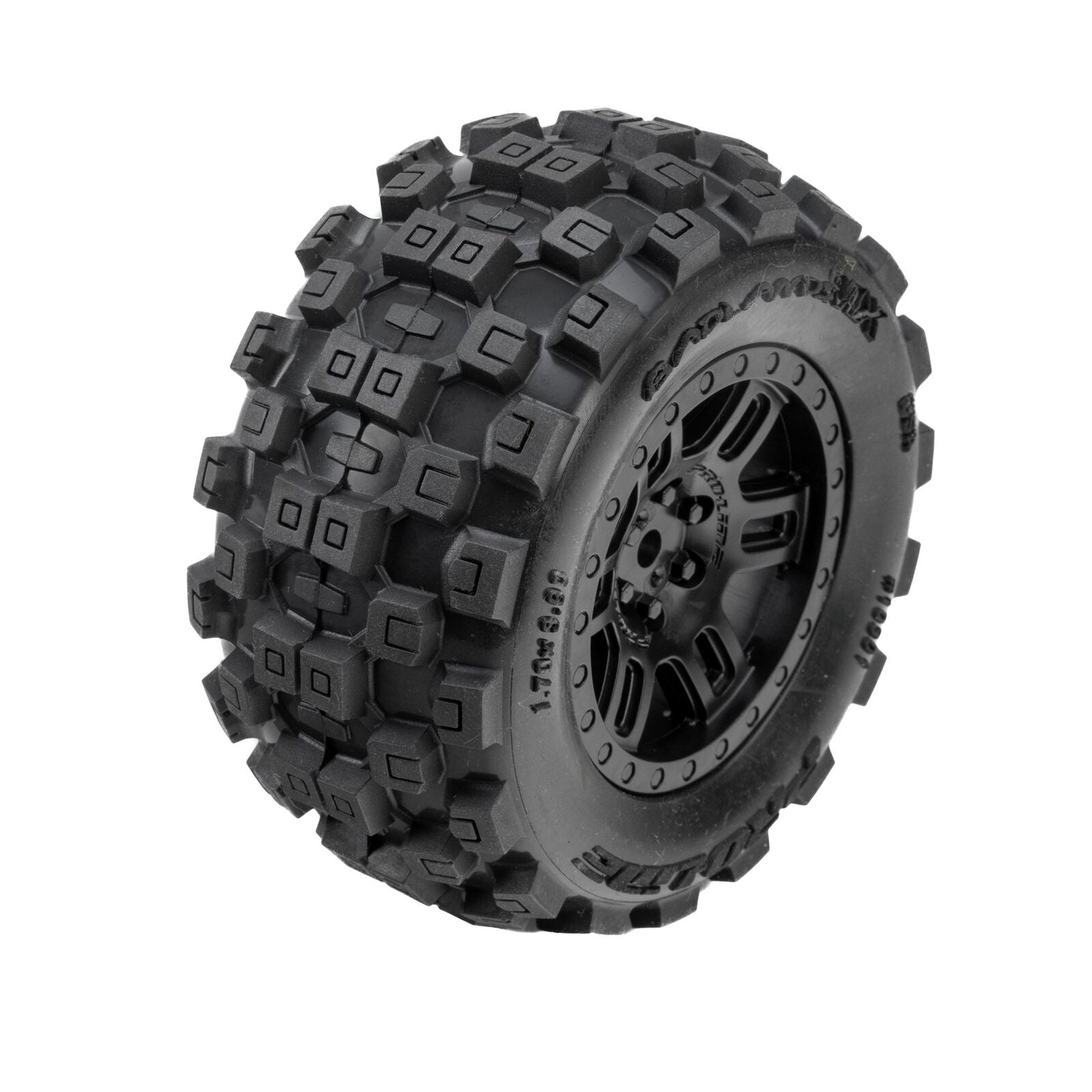 Pro-Line Arrma Mini Kraton MTD 12mm Split Six Badlands Front/Rear Tires (Black) (2)