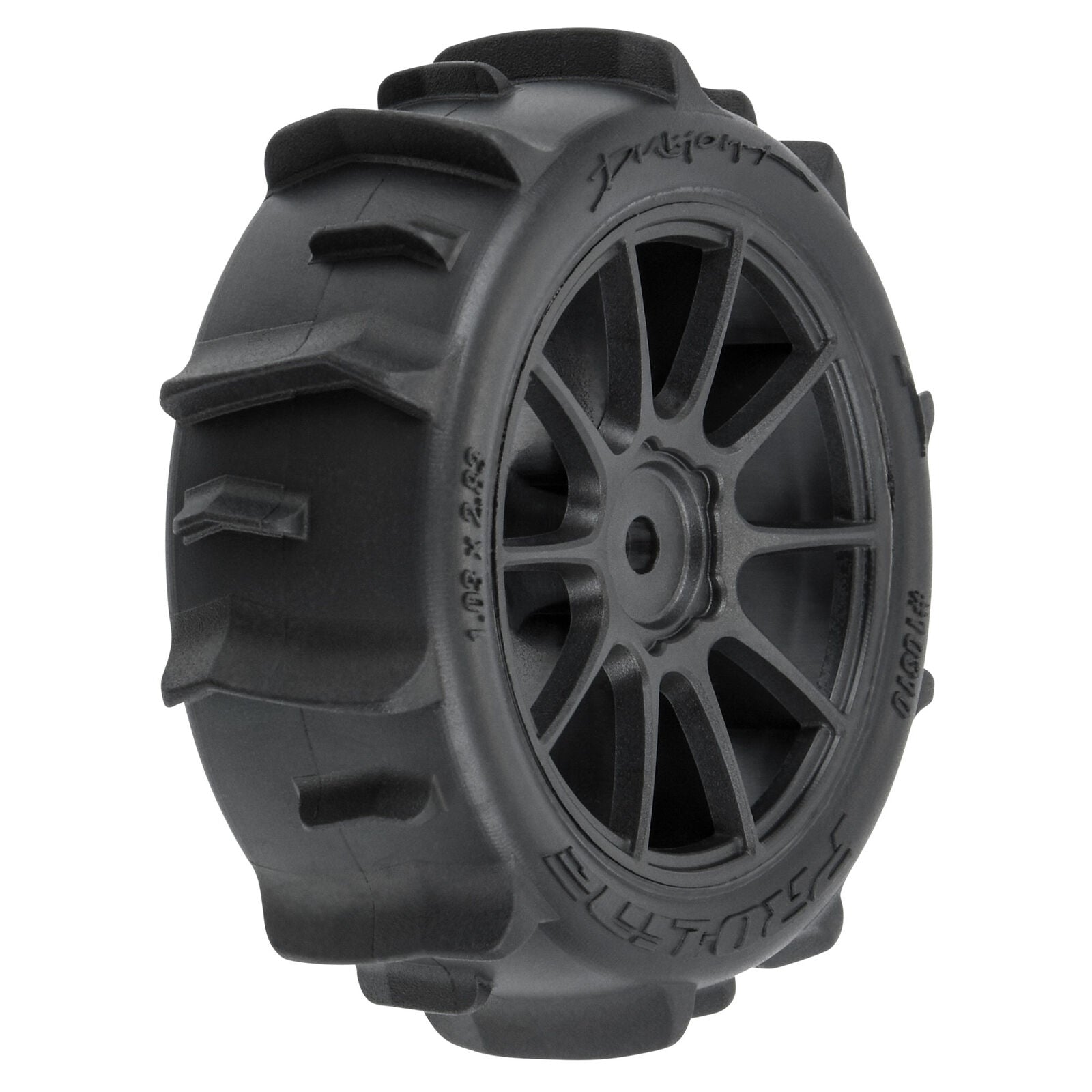 Pro-Line Typhon Grom 1/14 Dumont F/R Tires MTD 12mm Black Mach-10 Tires (4)
