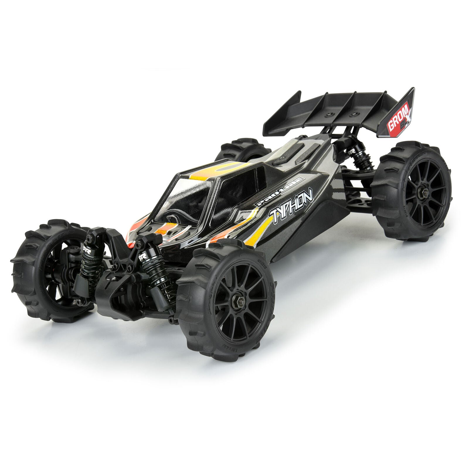 Pro-Line Typhon Grom 1/14 Dumont F/R Tires MTD 12mm Black Mach-10 Tires (4)