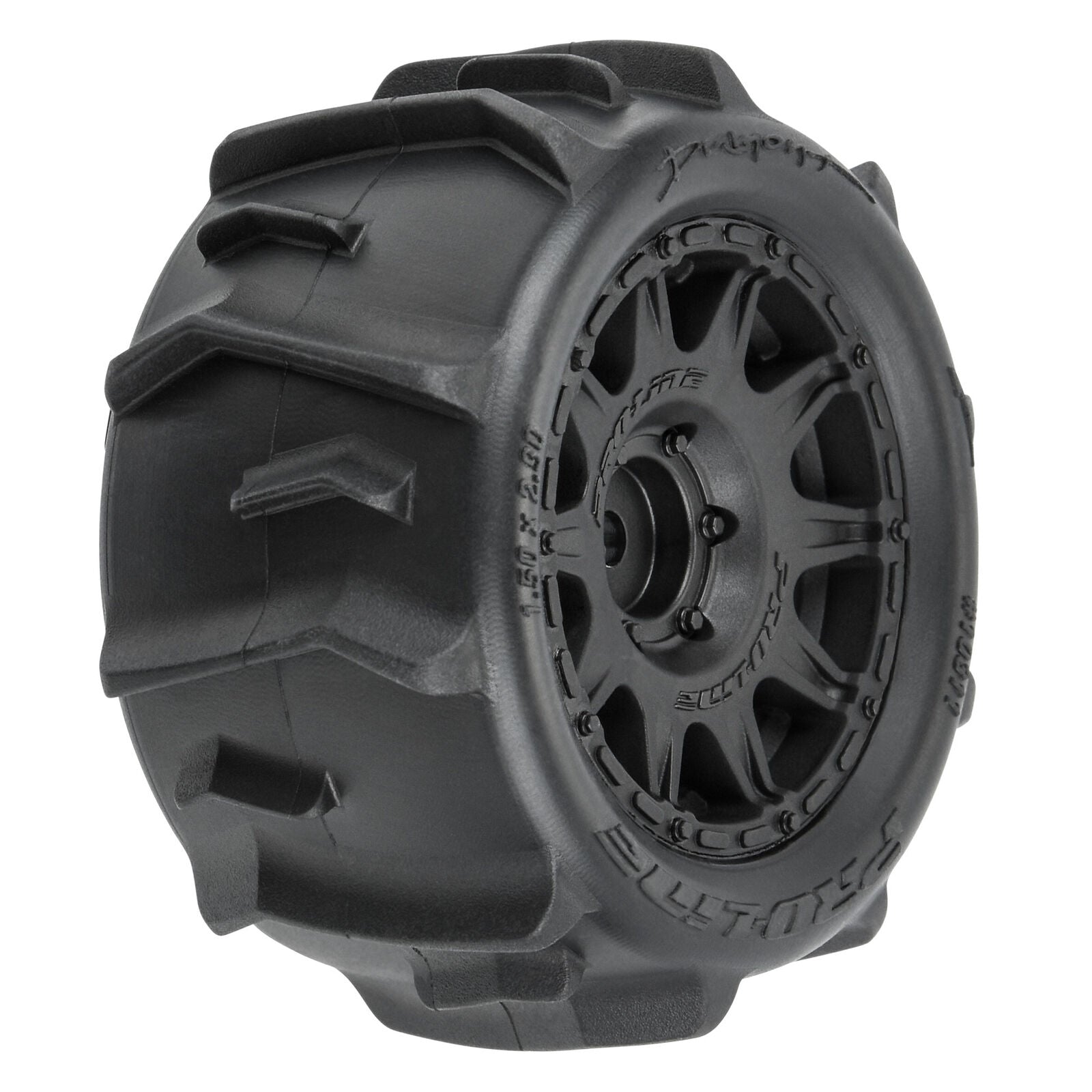 Pro-Line Granite Grom 1/18 Dumont F/R Tires MTD 12mm Black Raid Wheels (4)