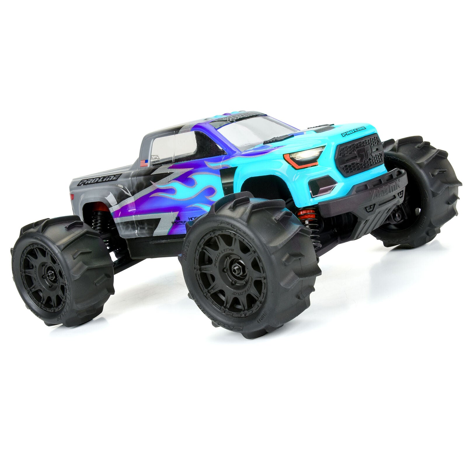 Pro-Line Granite Grom 1/18 Dumont F/R Tires MTD 12mm Black Raid Wheels (4)