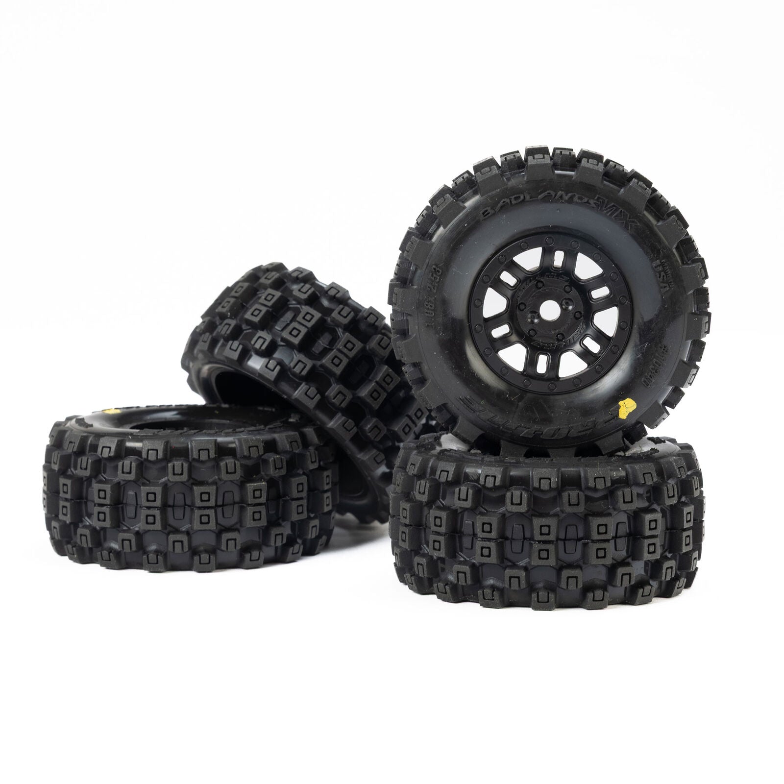Neumáticos Dumont para arena/nieve 1/6 F/R 5,7" Neumáticos MTD 24 mm Black Raid (2)