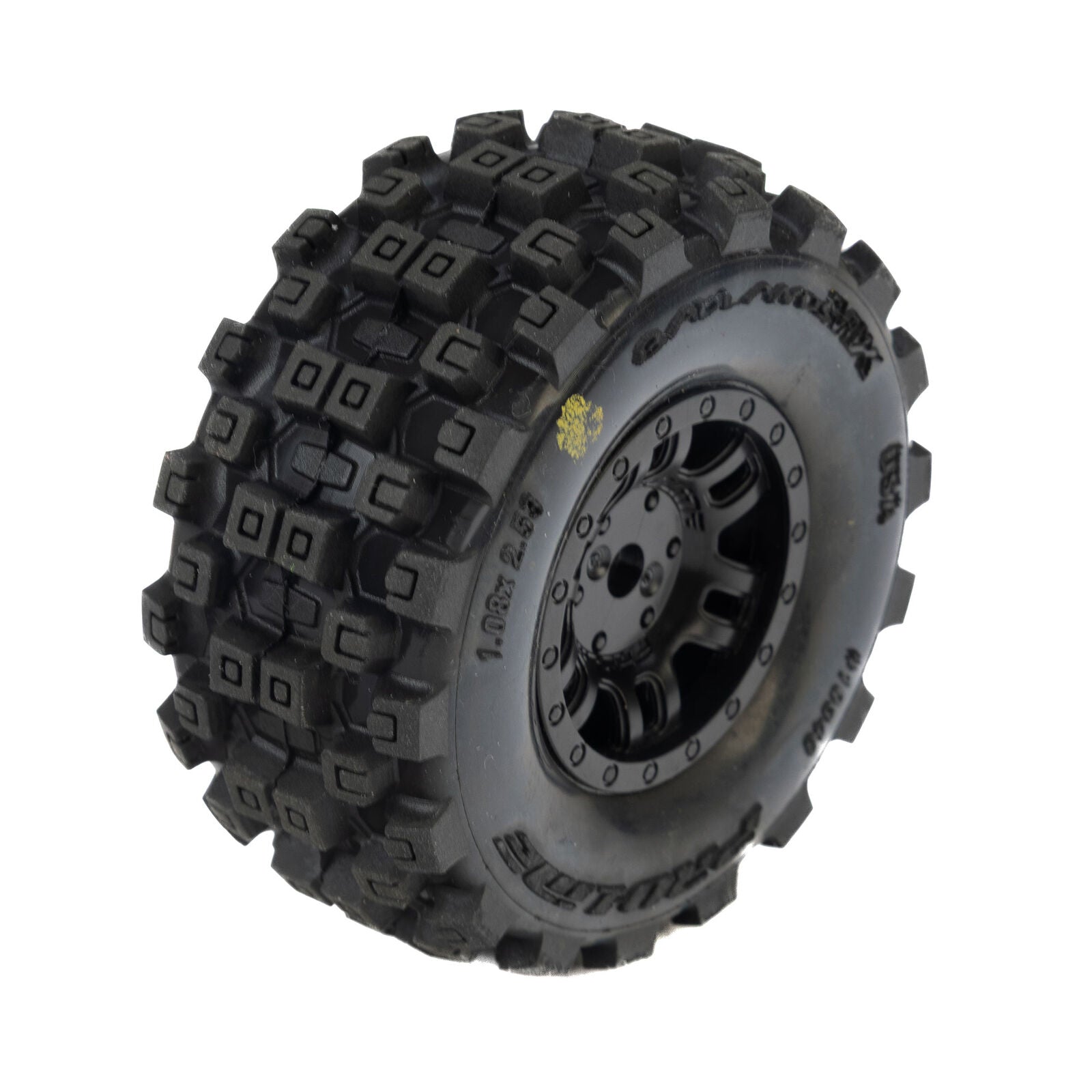 Neumáticos Dumont para arena/nieve 1/6 F/R 5,7" Neumáticos MTD 24 mm Black Raid (2)