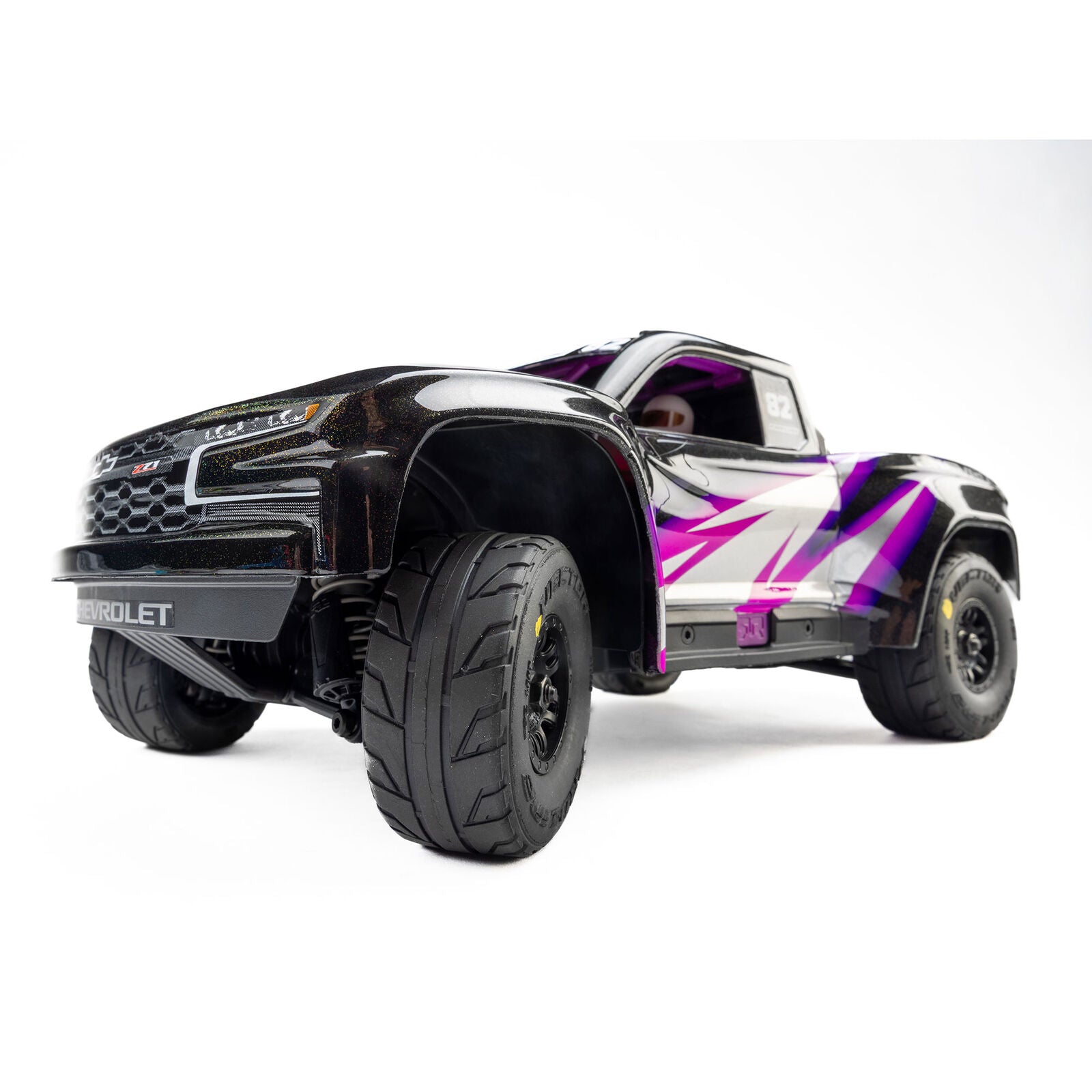 Pro-Line Arrma 1/16 Vector Front/Rear Tires MTD 12mm Black Split Six (4)