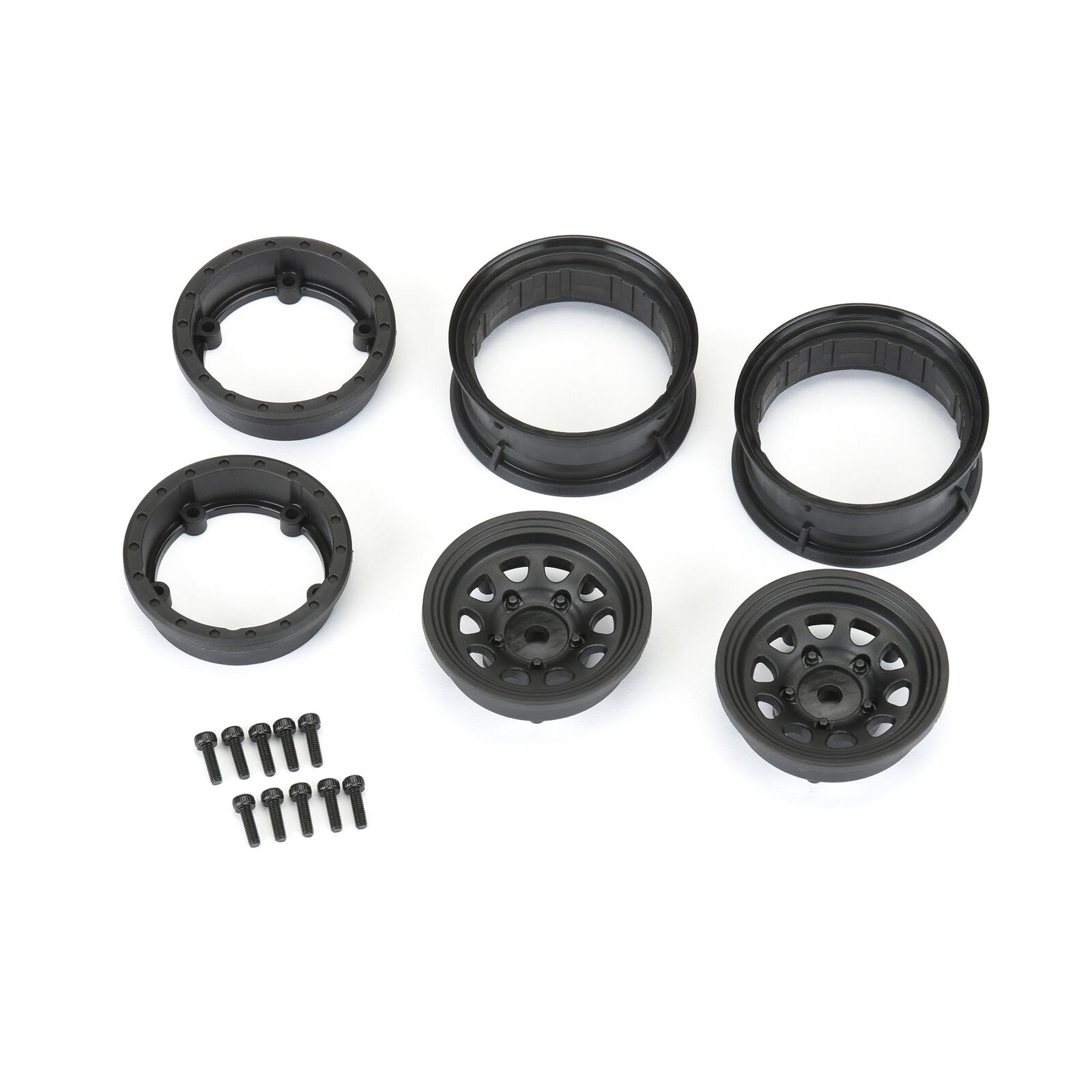 Neumáticos Dumont para arena/nieve 1/6 F/R 5,7" Neumáticos MTD 24 mm Black Raid (2)