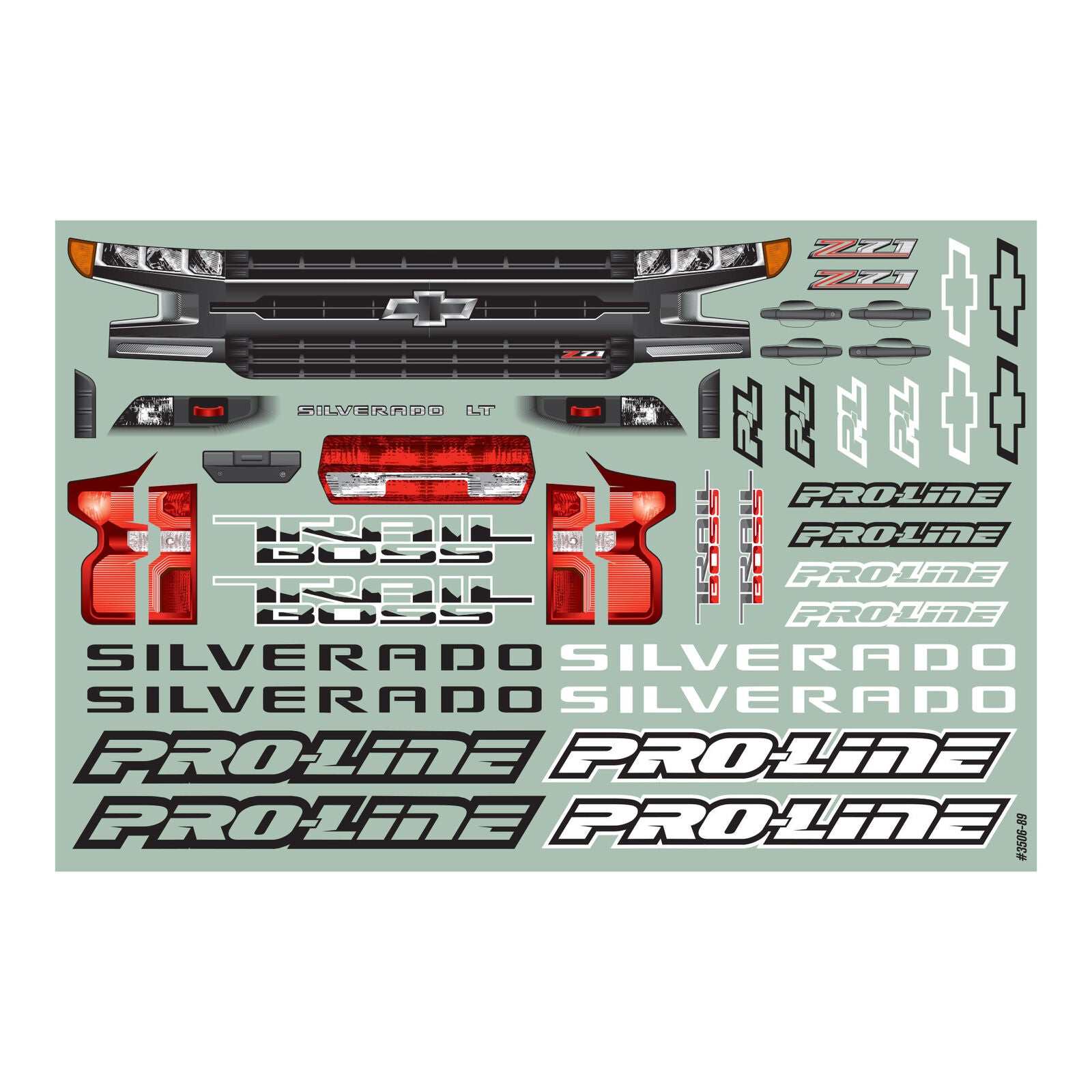 Pro-Line Racing Traxxas Stampede 4x4 1/10 2019 Chevy Silverado Z71 Trail Boss Clear Body