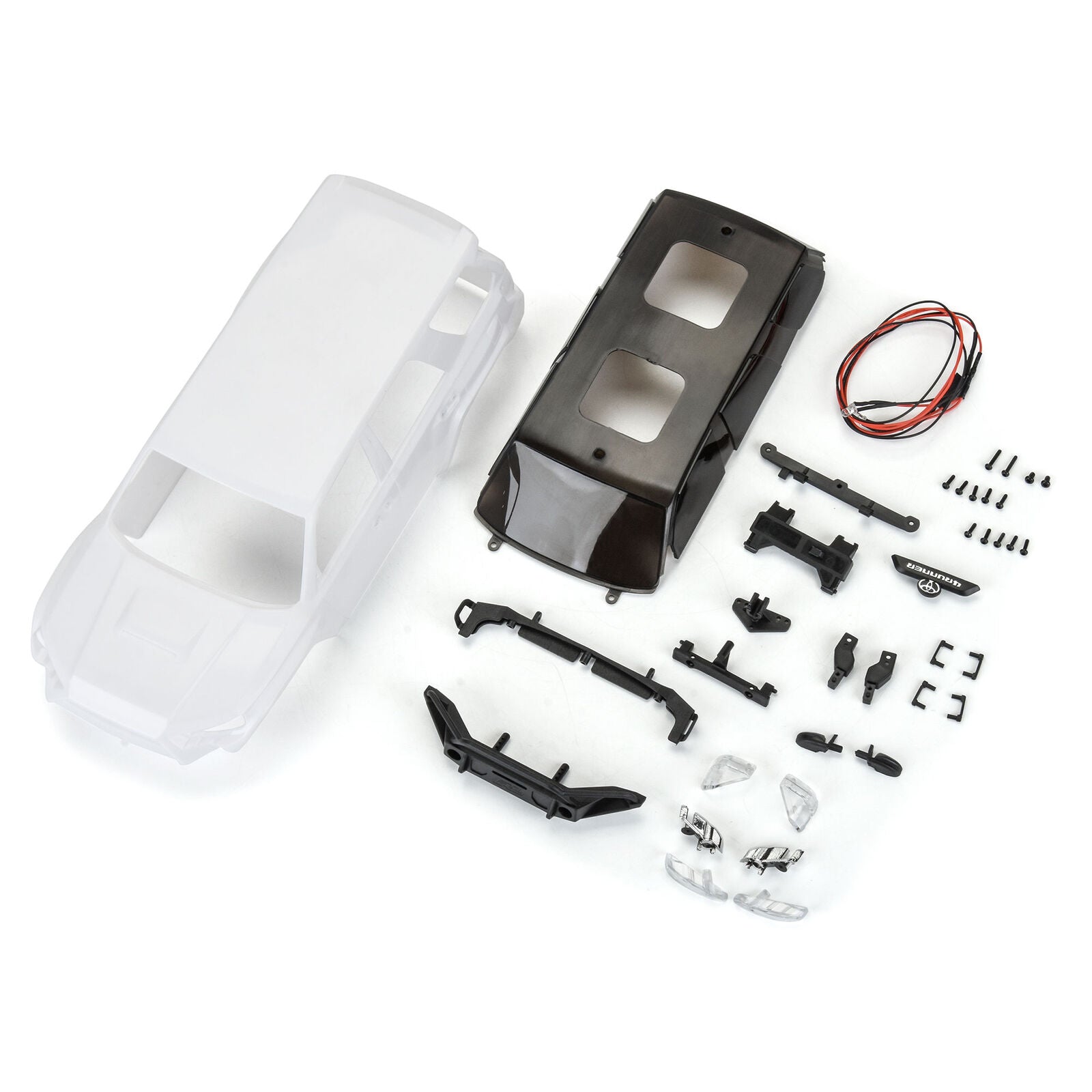 Pro-Line SCX24 1/24 2024 Toyota 4Runner TRD Pro Hard Body Unassembled (White)