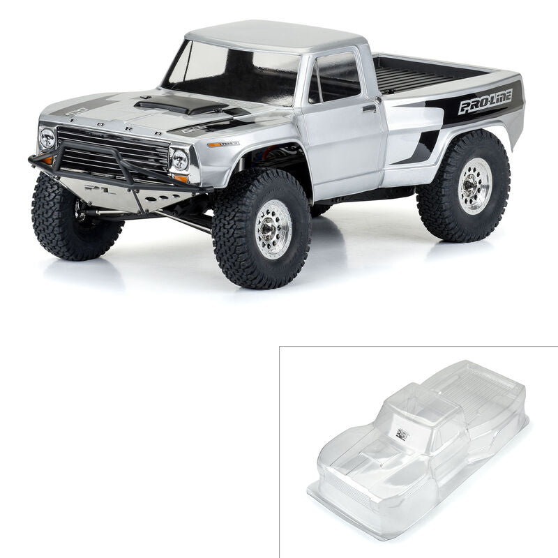 Pro-Line 1/10 1967 Ford F-100 Pre-Runner 12.3" WB Crawler Body (Clear)