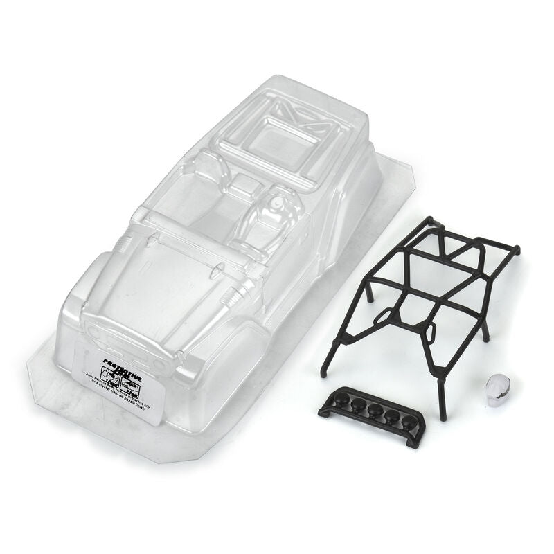 Pro-Line SCX24 1/24 1979 Toyota Land Cruiser FJ40 Clear Body with Trail Cage