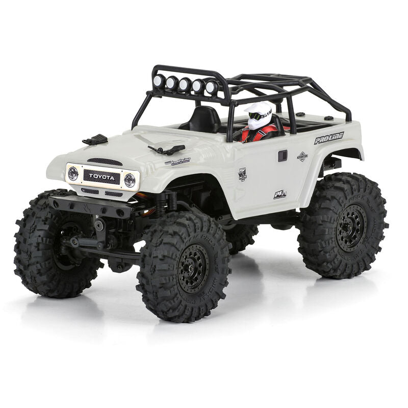 Pro-Line SCX24 1/24 1979 Toyota Land Cruiser FJ40 Clear Body with Trail Cage