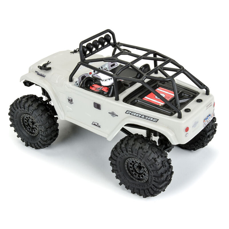 Pro-Line SCX24 1/24 1979 Toyota Land Cruiser FJ40 Clear Body with Trail Cage