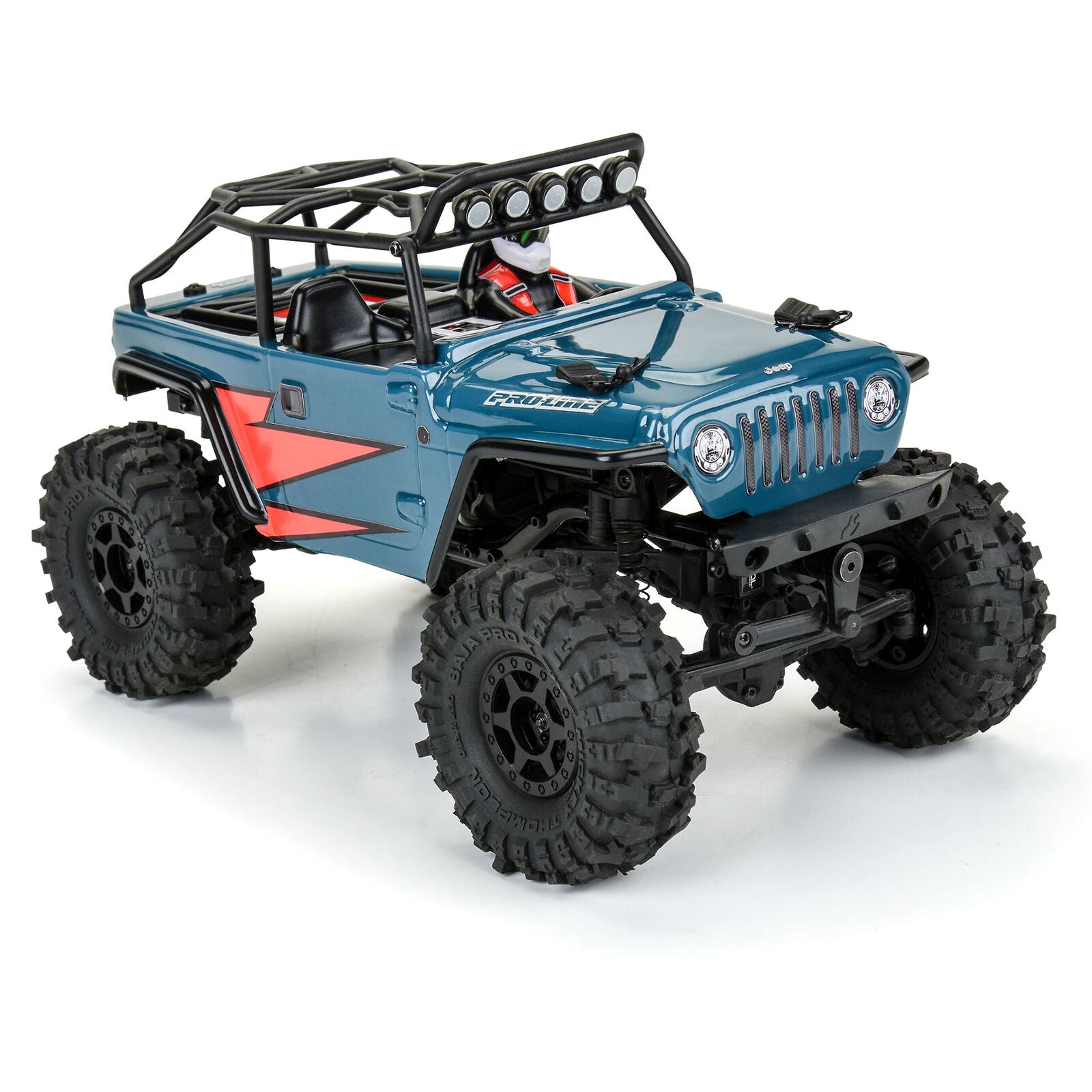 Pro-Line SCX24 1/24 2004 Jeep LJ Body/Trail Cage (Clear)