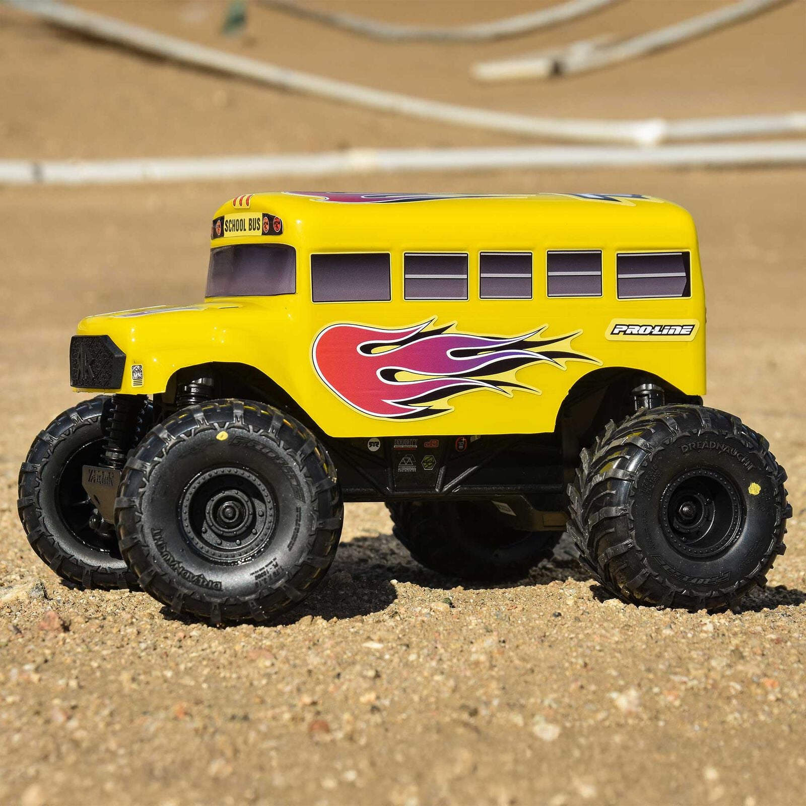Pro-Line 1/16 Pre-Cut (School Bus) Clear Body for ARRMA GORGON GROM