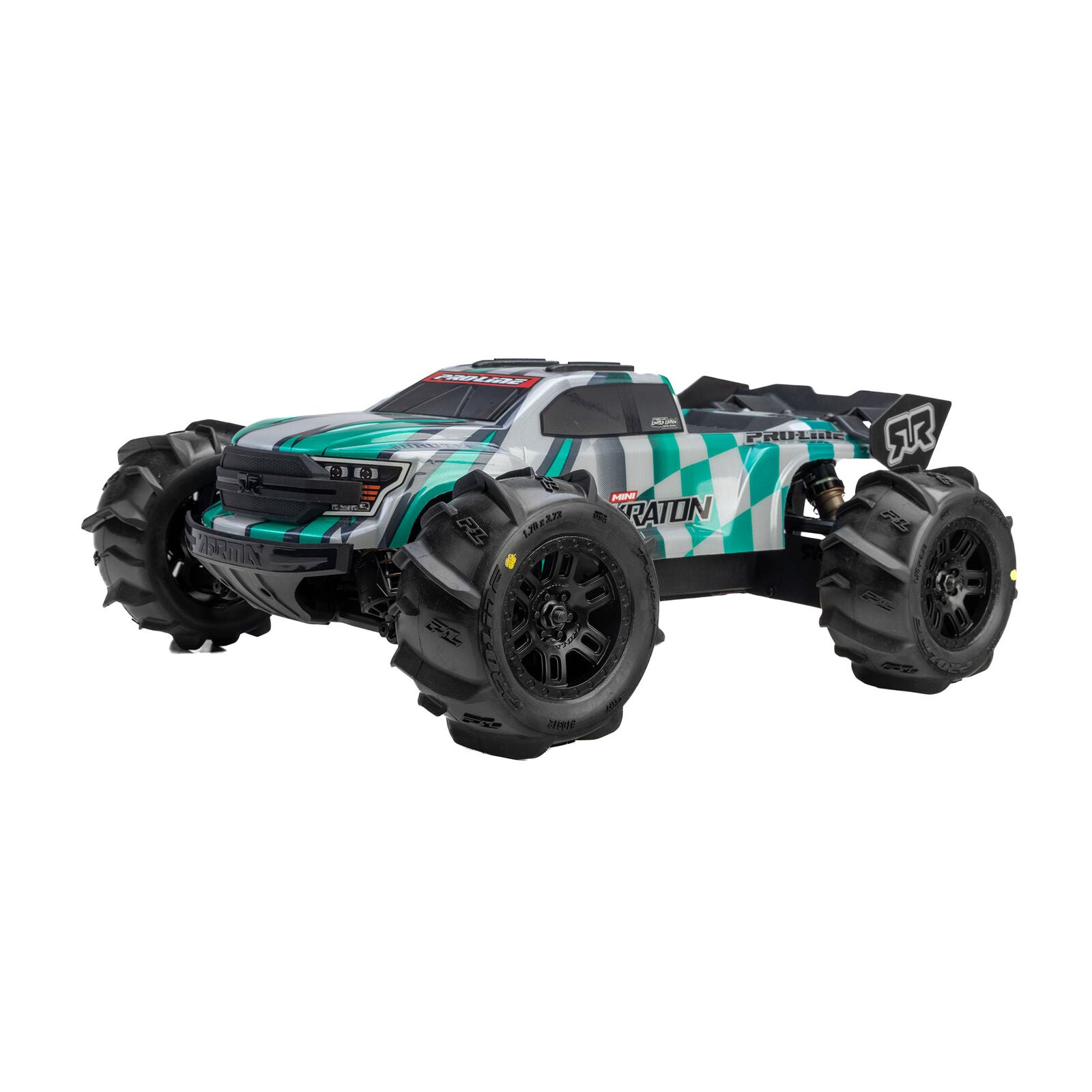 Pro-Line Racing Arrma Mini Kraton 1/16 Limited Edition Pre-Cut/Pre-Painted Brute Checkmate Body with Clipless System