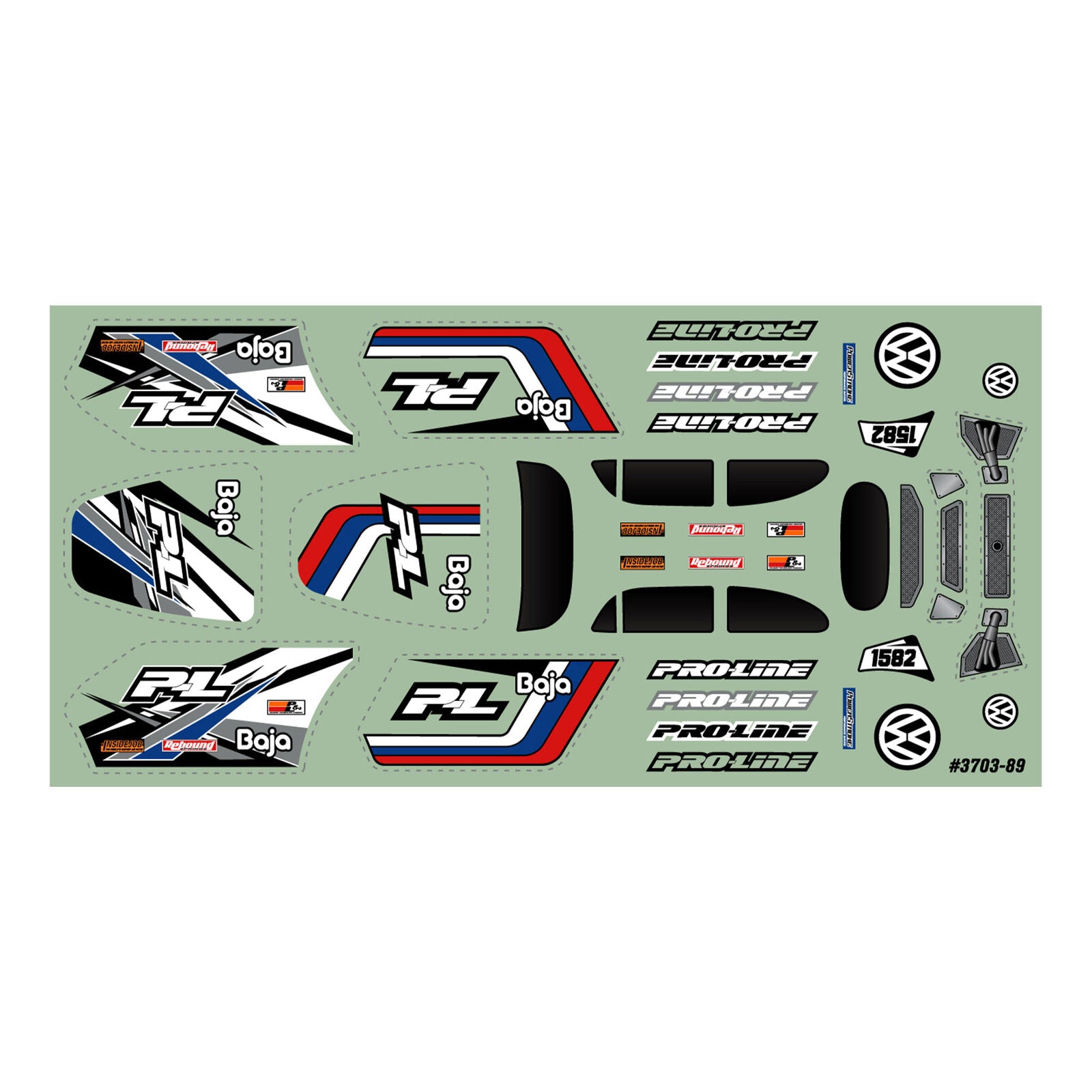 Pro-Line Racing 1/28 VW Baja Bug Clear Body: Micro-T