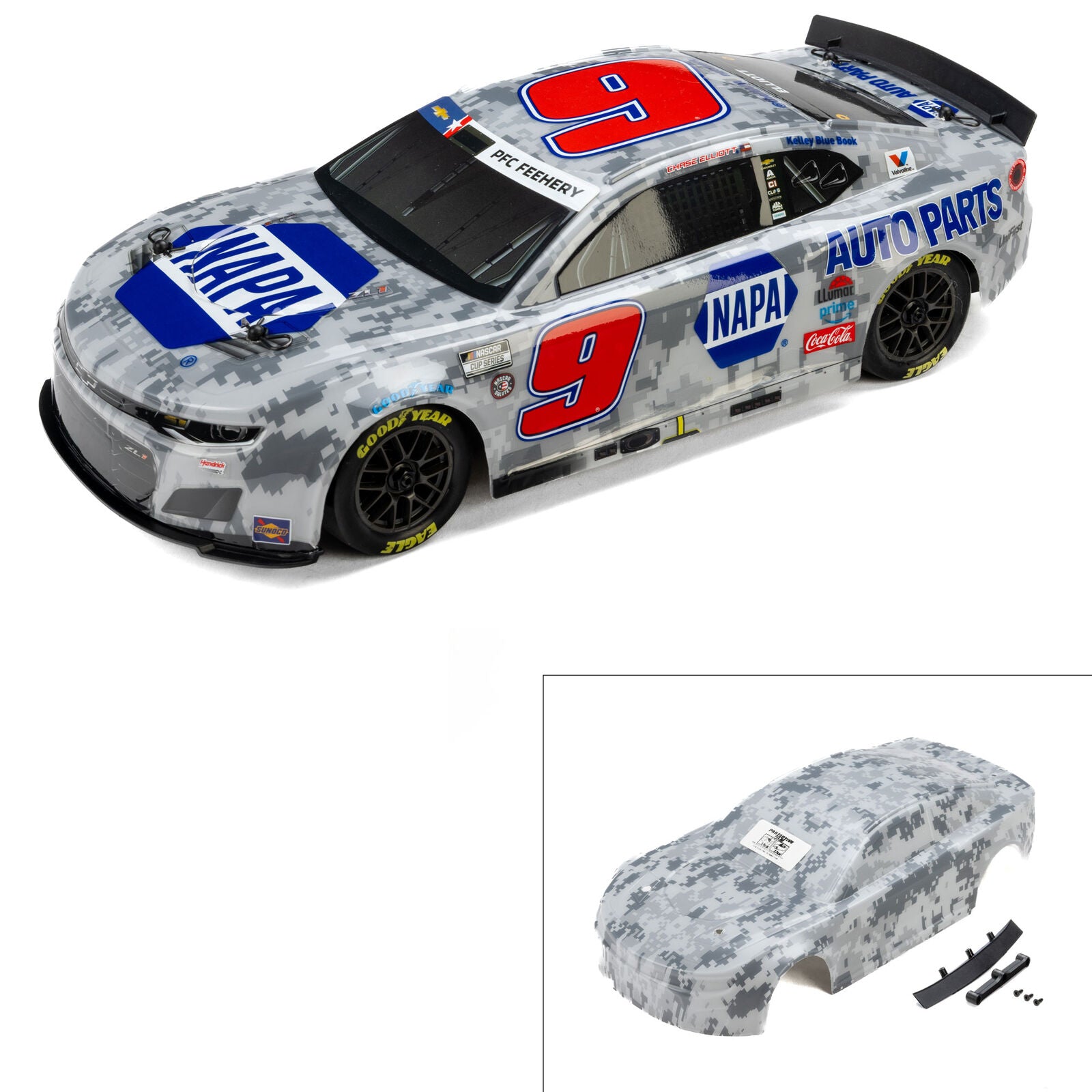 Pro-Line Losi NASCAR Limited Edition Elliott #9 NAPA Charlotte 2025 Body