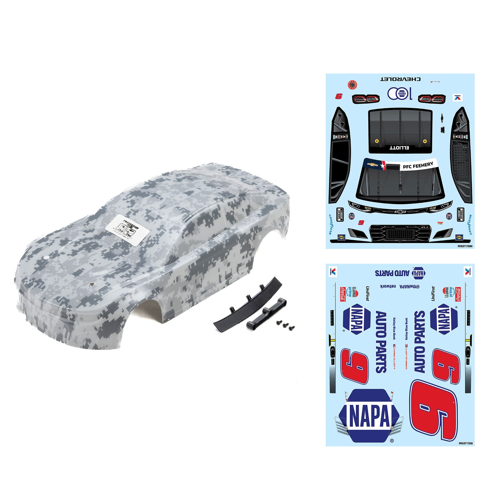 Pro-Line Losi NASCAR Limited Edition Elliott #9 NAPA Charlotte 2025 Body
