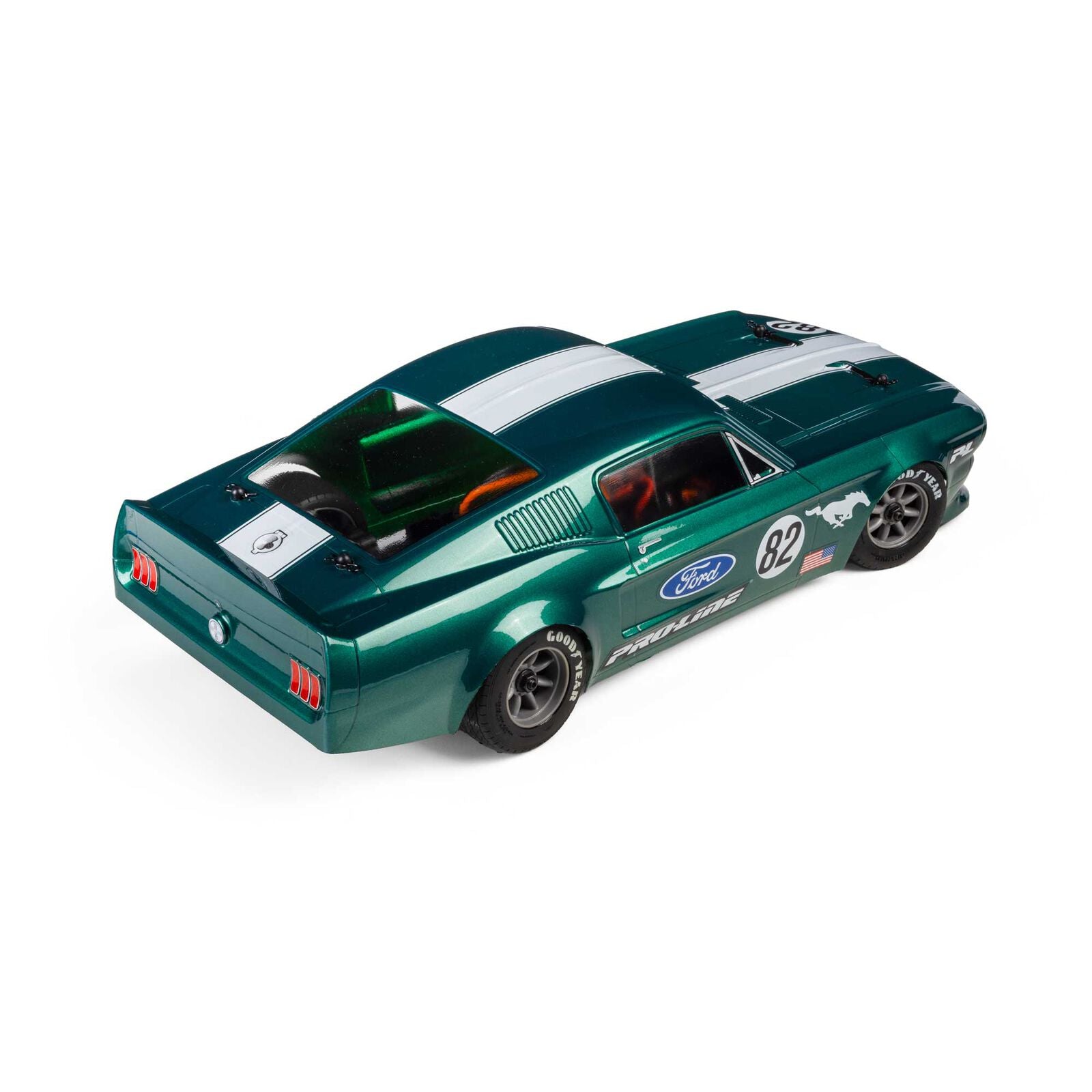 Pro-Line Losi NASCAR 1/12 Pre-Cut 1968 Ford Mustang Clear VTA Body