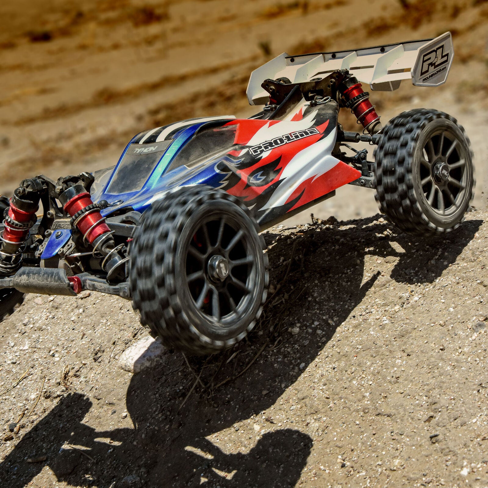 Pro-Line 1/8 Badlands MX M2 F/R Buggy Tires Mounted 17mm Black Mach 10 Wheels (2)