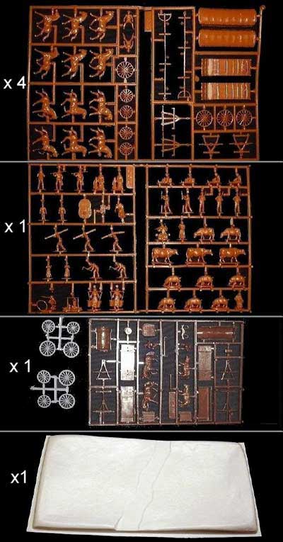 IMEX Wagon Train Plastic Model