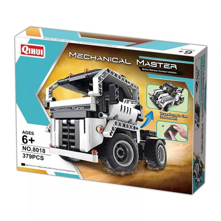 Qihui Mechanical Master 2-in-1 RC Truck Building Block Set