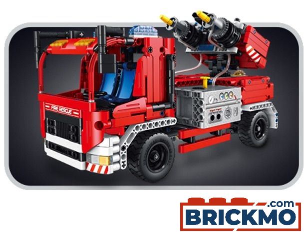 Qihui Mechanical Master 2-in-1 Fire Truck Building Block Set
