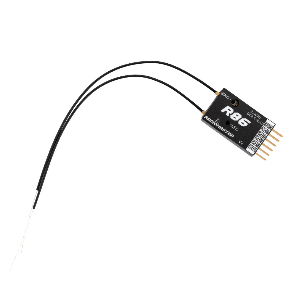 RadioMaster R86 6-Channel V2 Radio Receiver