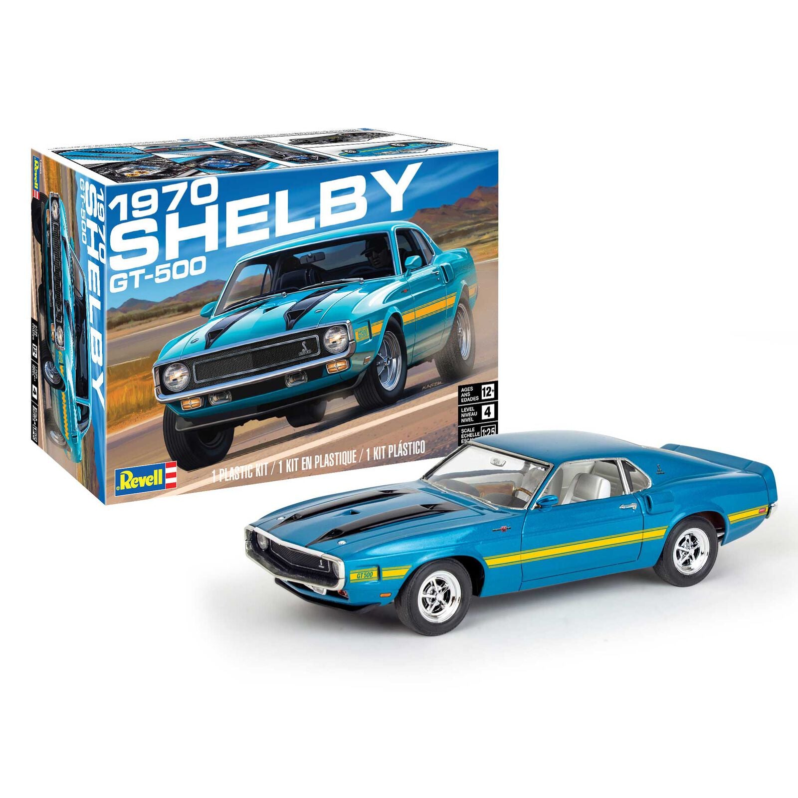 Revell 1/25 1970 Shelby GT 500 Plastic Model Kit