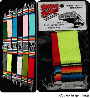 Hoppin Hydros 1/24-1/25 Small Lowrider Show Display Rugs