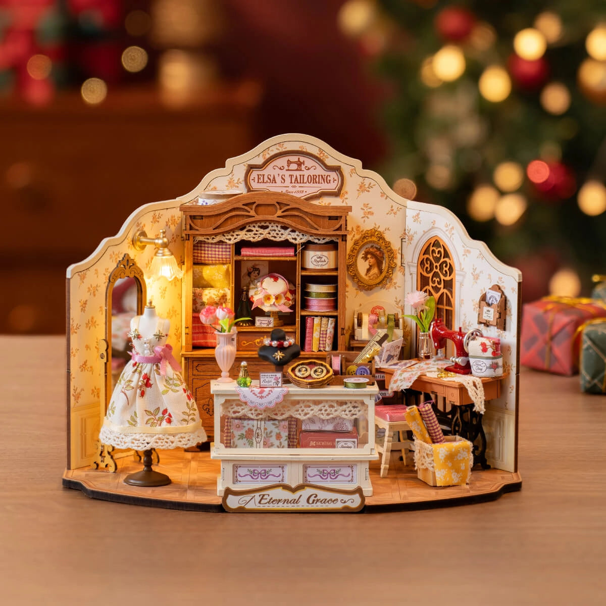 Rolife Elsa's Tailoring DIY Miniature House Kit