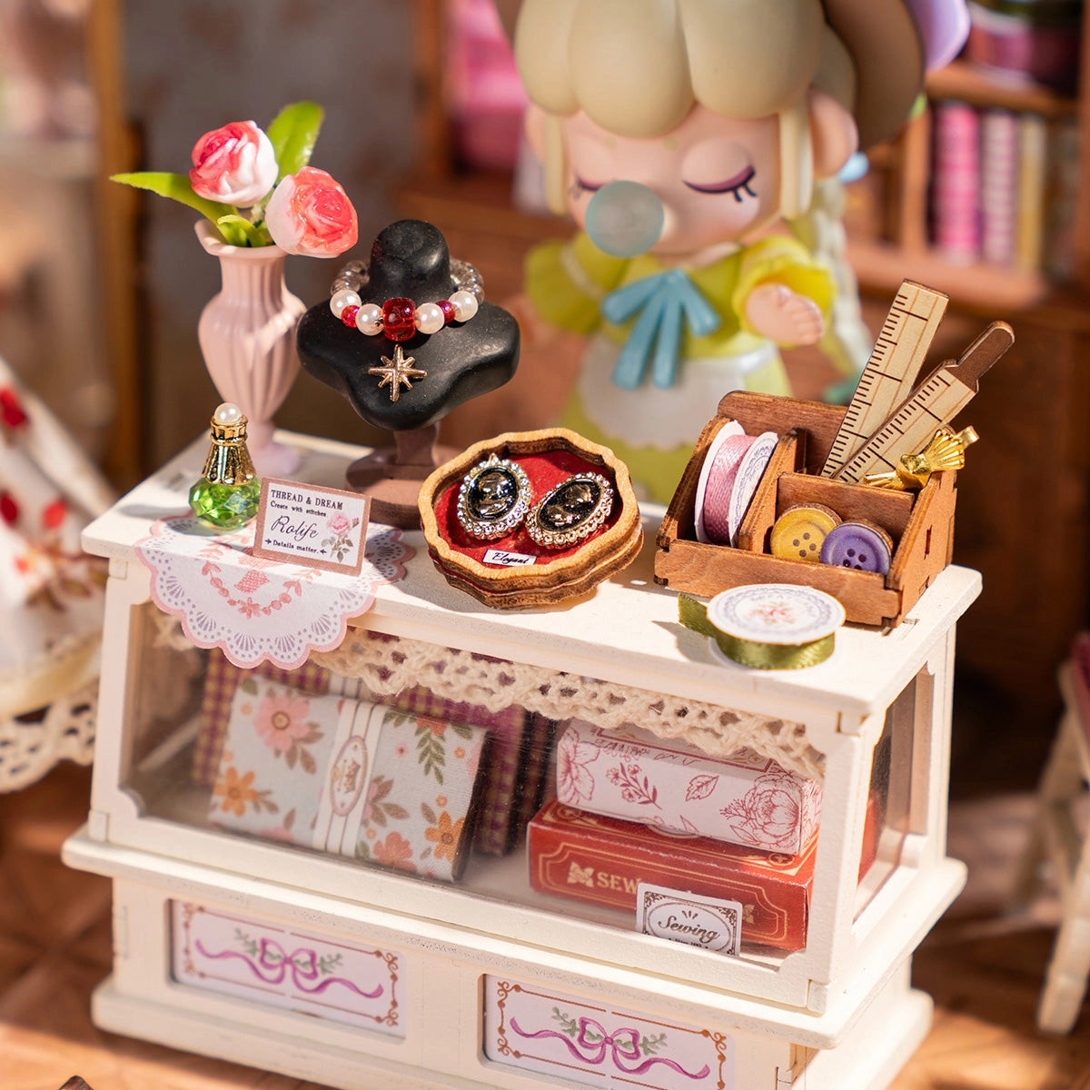 Rolife Elsa's Tailoring DIY Miniature House Kit