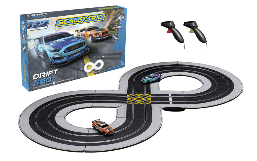 Scalextric Drift 360 1/32 Slot Car Track Race Set