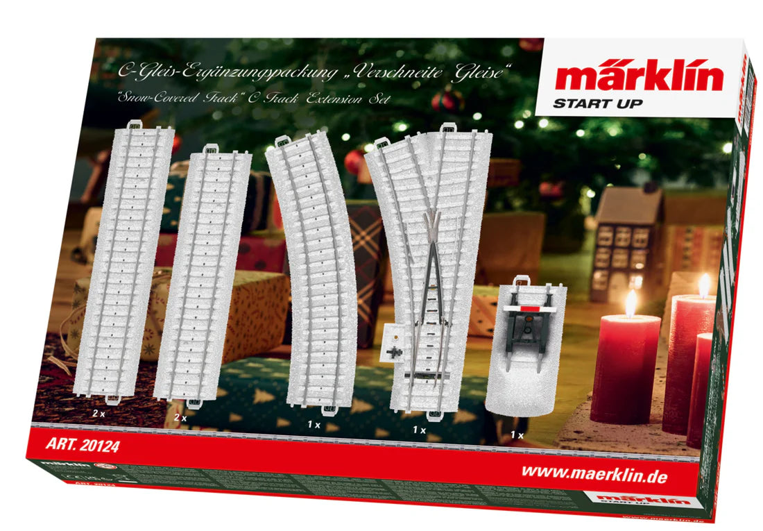 Marklin HO Scale Snow Covered Extension Track Set