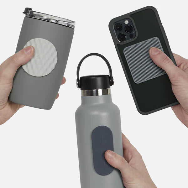 Speks Slabs Silicone Sensory Sticker (Mesh Grey)