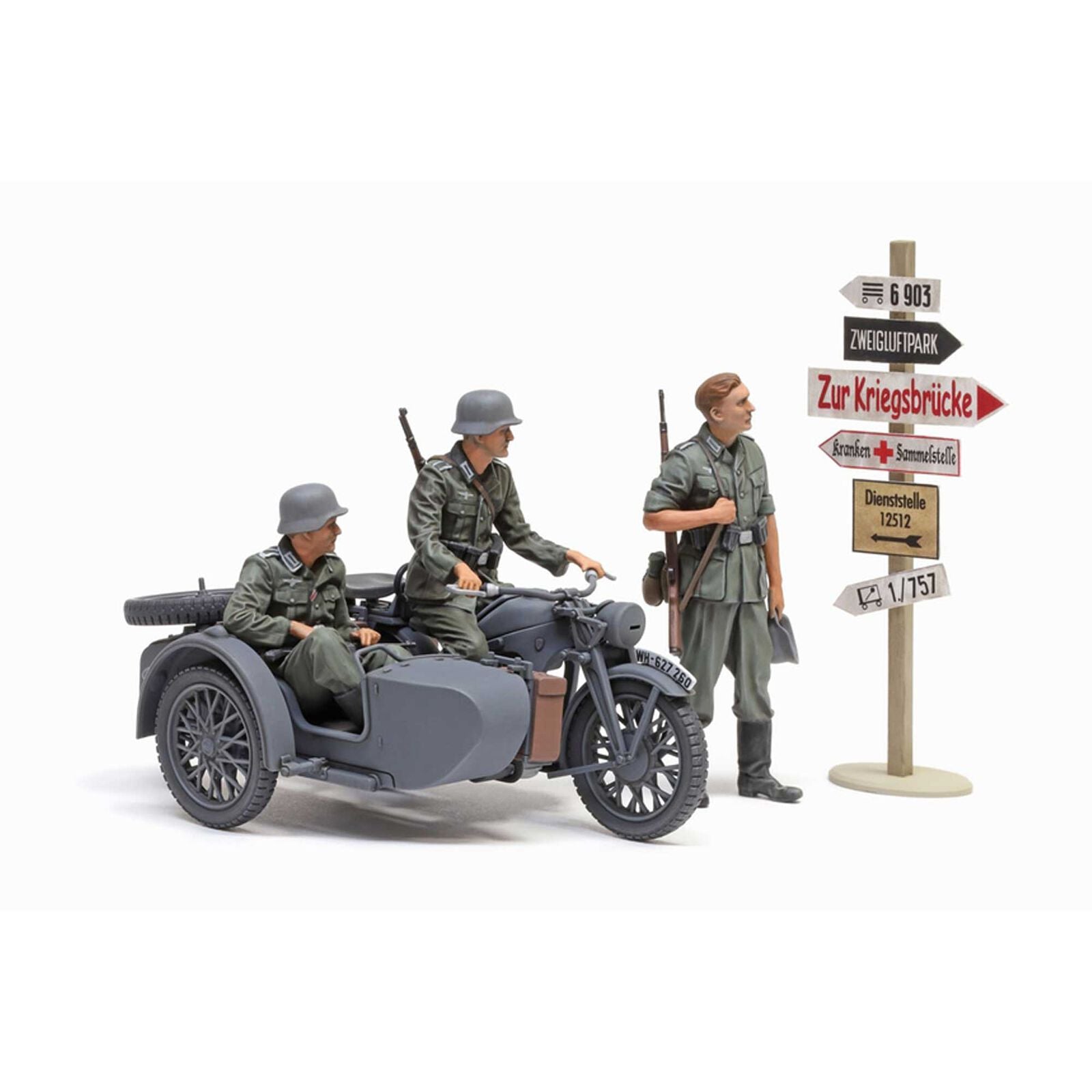 Tamiya 1/35 KS600 Motorcycle & Sidecar