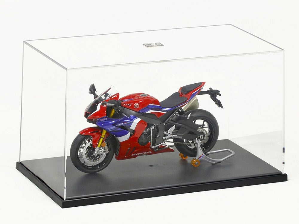 Tamiya 1/12 Motorcycle Display Case (D) w/Black Base (9.45 x 5.12 x 5.5)