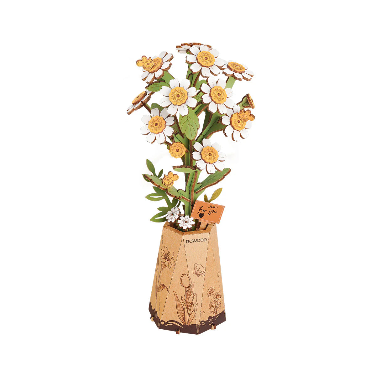 Rowood Chamomile DIY Wooden Flower Kit