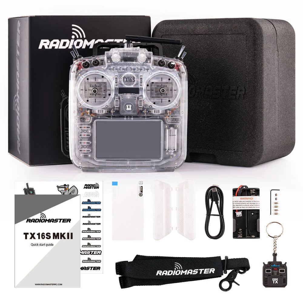 RadioMaster TX16S MKII Radio (MCK Edition / ELRS / M2) (Transparent)