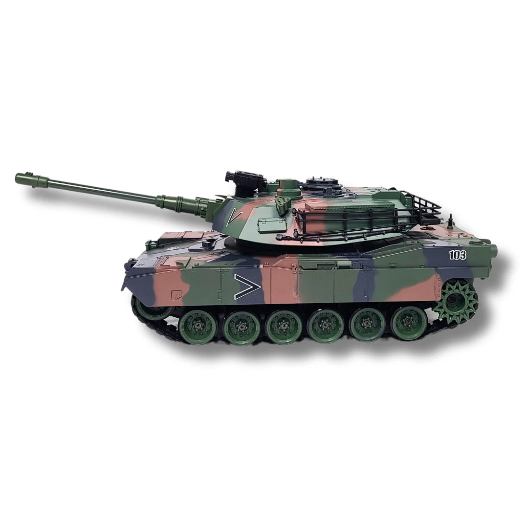 IMEX 1/18 Scale US M1A2 2.4Ghz RC Tank Force (Green Camo)