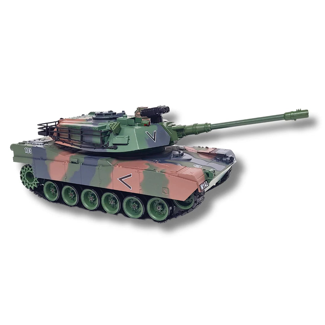 IMEX 1/18 Scale US M1A2 2.4Ghz RC Tank Force (Green Camo)