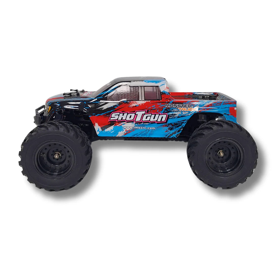 IMEX Shotgun 1/12th Brushless RTR 4WD Monster Truck (Blue, Purple)