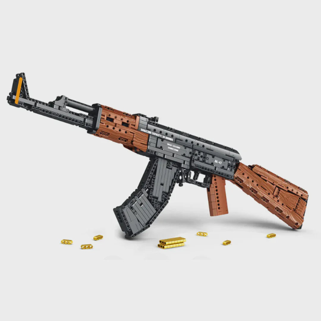 Reobrix AK47 Motorized Assault Rifle Building Block Set