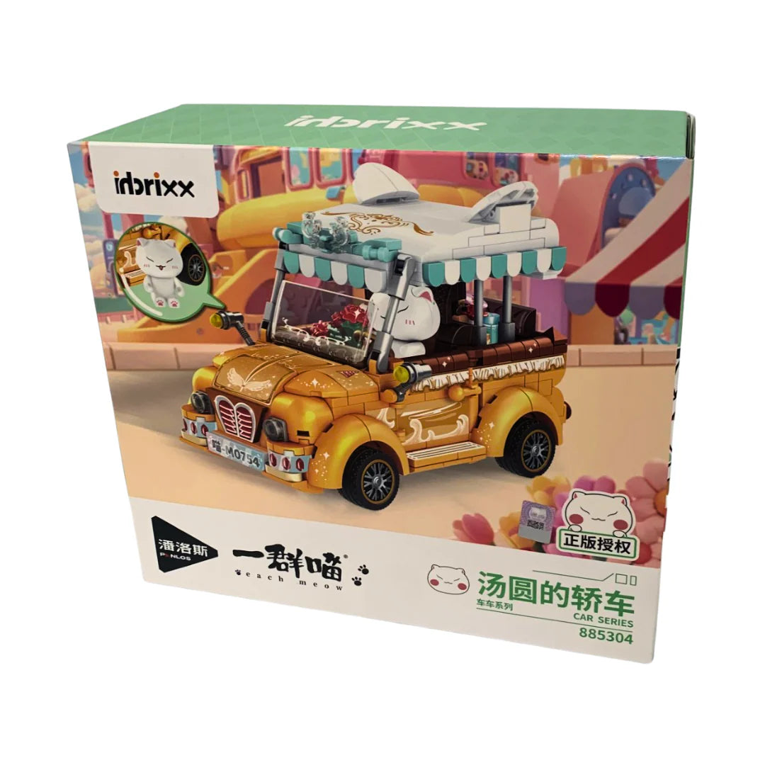 Inbrixx Tang Yuan's Car Cat Display Brick Set