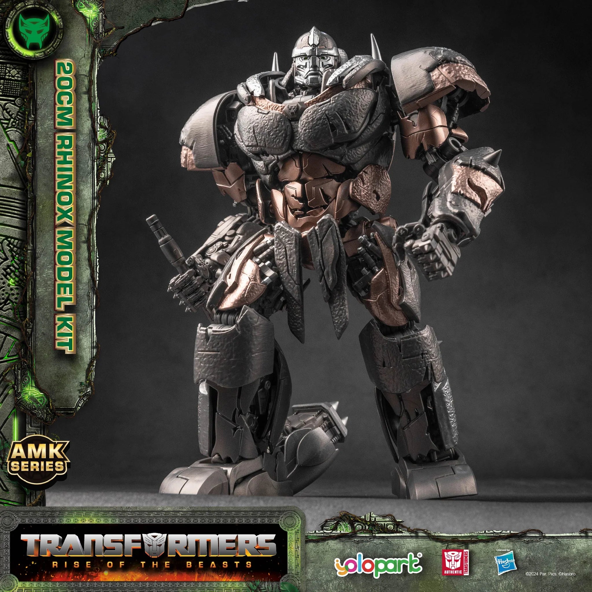 Yolopark Transformers: Rise of the Beasts 20cm Rhinox Model Kit