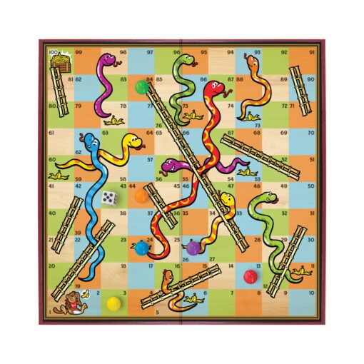 Schylling Snakes & Ladders Board Game