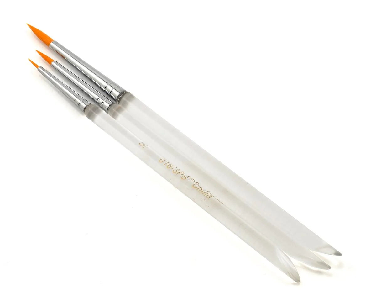 Atlas Brush Taklon Detail Acrylic Brushes (3 Set)