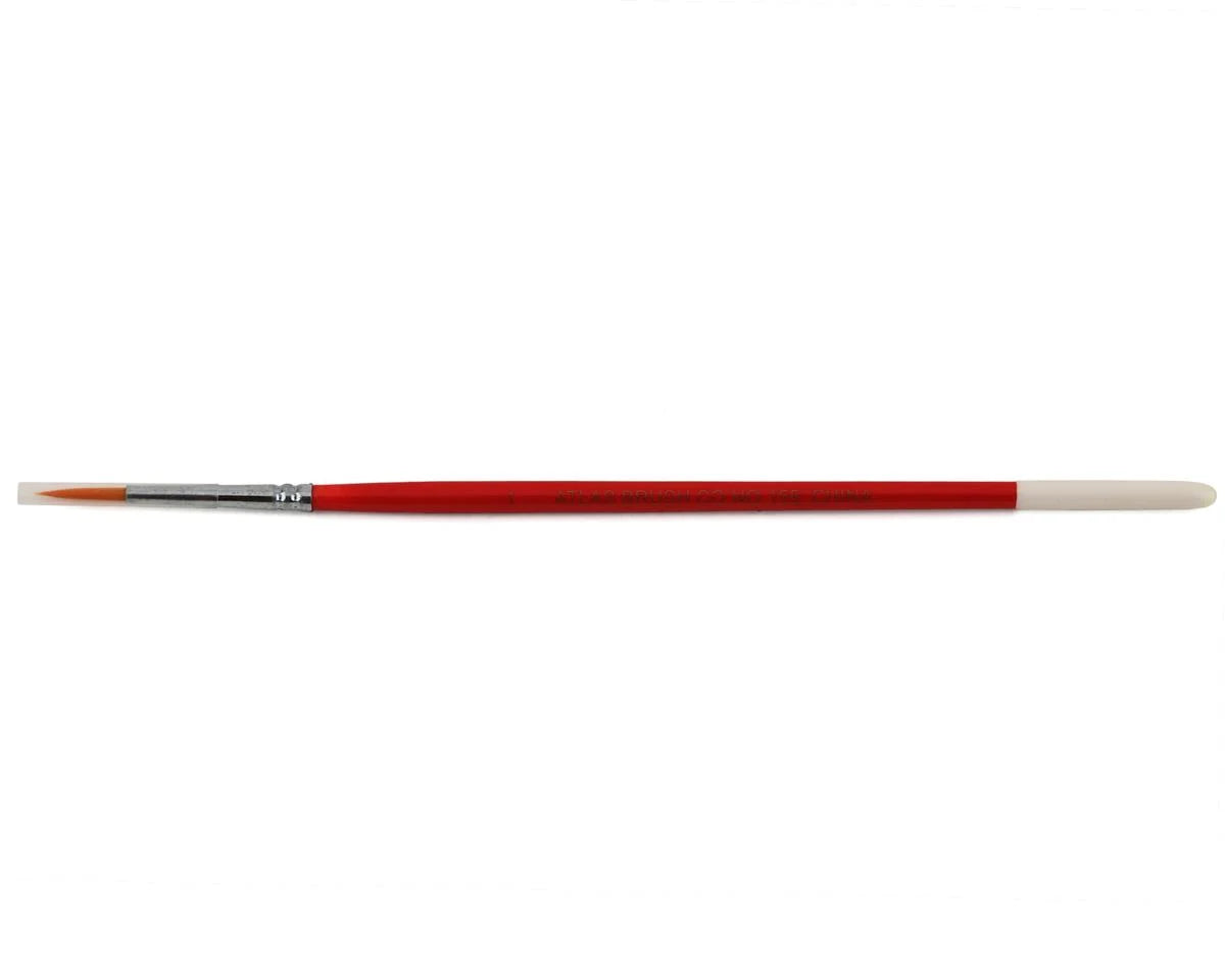 Atlas Brush Golden Taklon Round Paint Brush (1)