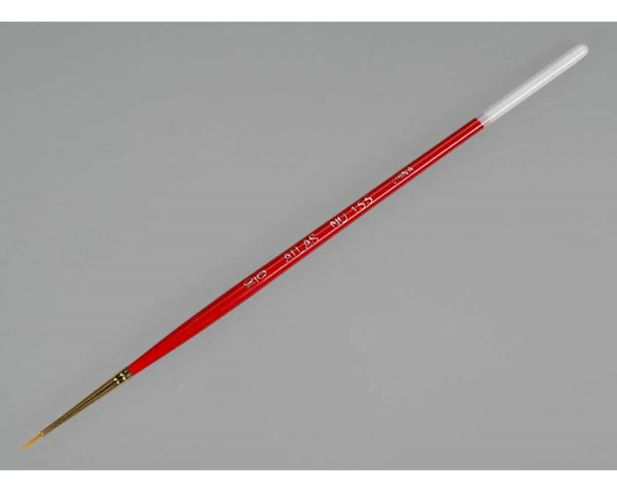 Atlas Brush Golden Taklon Round Paint Brush (10/0)